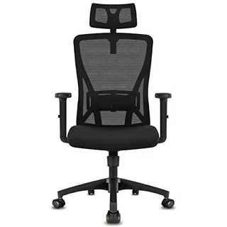 Durrafy Silla Oficina Ergonómica,Silla de Escritorio