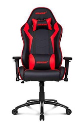 AKRacing AK RD Silla Gaming, Poliuretano, Core Sx Negro/Rojo, Normal