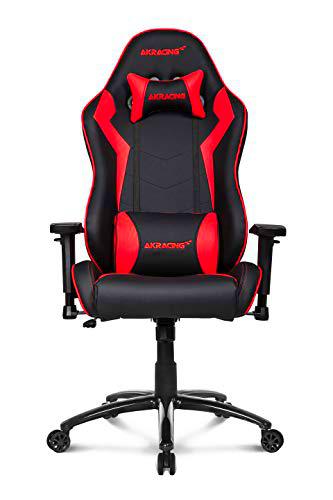 AKRacing AK RD Silla Gaming, Poliuretano, Core Sx Negro/Rojo, Normal