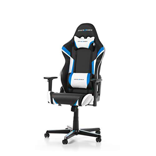 DXRACER GC-R288-NBW-Z1 - Asiento de Carreras R288, Color Negro y Azul