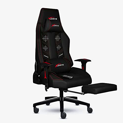 xDrive MAGAMECH100071 Gaming Chair, Faux Leather, Black