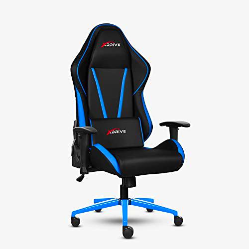 xDrive MAGAMECH100005 Gaming Chair, Faux Leather, Blue