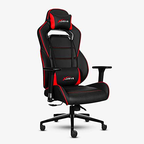 xDrive MAGAMECH100018 Gaming Chair, Faux Leather, Black