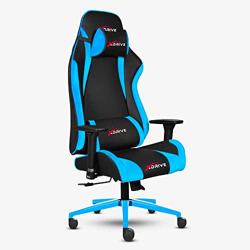 xDrive MAGAMECH100025 Gaming Chair, Faux Leather, Blue