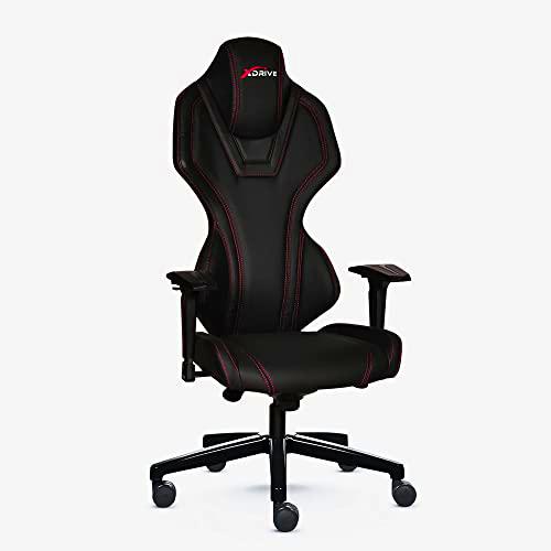 xDrive MAGAMECH100034 Gaming Chair, Faux Leather, Black