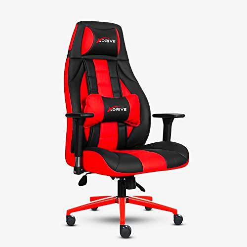 xDrive MAGAMECH100009 Gaming Chair, Faux Leather, Red