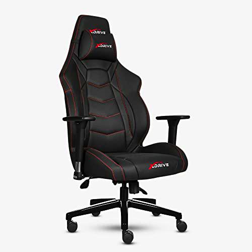 xDrive MAGAMECH100055 Gaming Chair, Faux Leather, Black