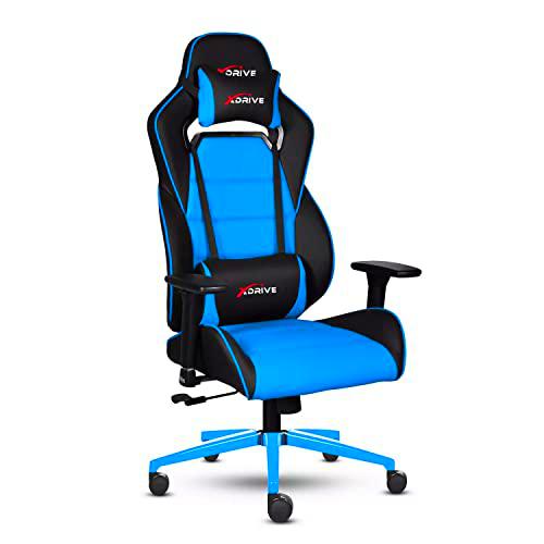 xDrive MAGAMECH100020 Gaming Chair, Faux Leather, Blue