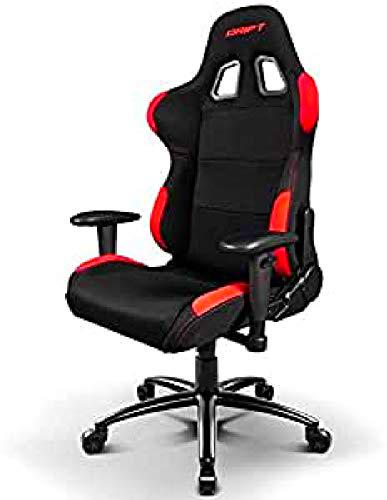 Drift DR100 - DR100BR - Silla Gaming, Color Negro/Rojo