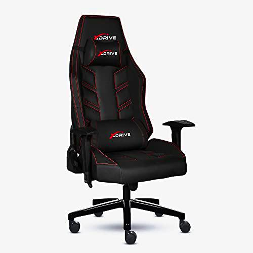 xDrive MAGAMECH100038 Gaming Chair, Faux Leather, Black