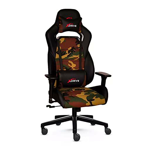 xDrive MAGAMECH100023 Gaming Chair, Faux Leather, Camouflage