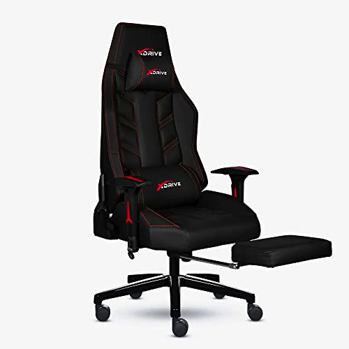 xDrive MAGAMECH100068 Gaming Chair, Faux Leather, Black