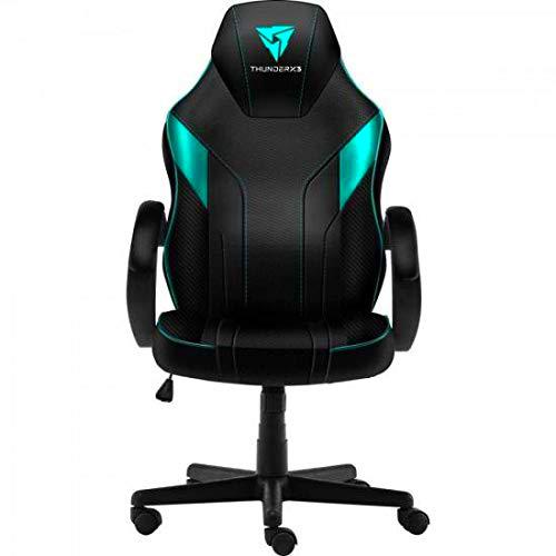 ThunderX3 EC1, silla gaming, tecnología AIR, altura regulable, color cian