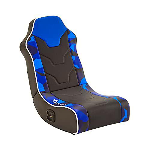 X Rocker Hermes 2.0 Floor Rocker Gaming Chair (Blue)