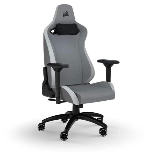 Corsair Gaming Chair, Gris Claro/Blanco, One Size