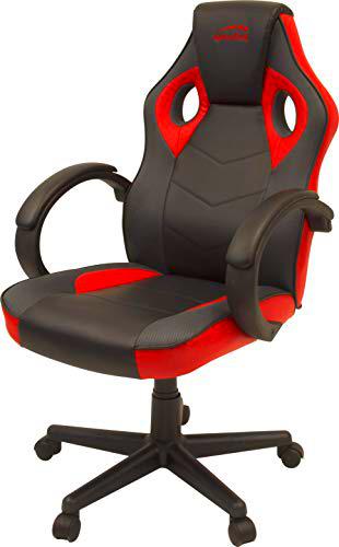 SpeedLink YARU Gaming Chair, Black-Red, Rojo/Negro