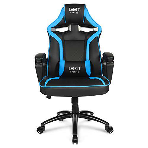 L33T Gaming Chair Silla de Gaming Extreme, Negro