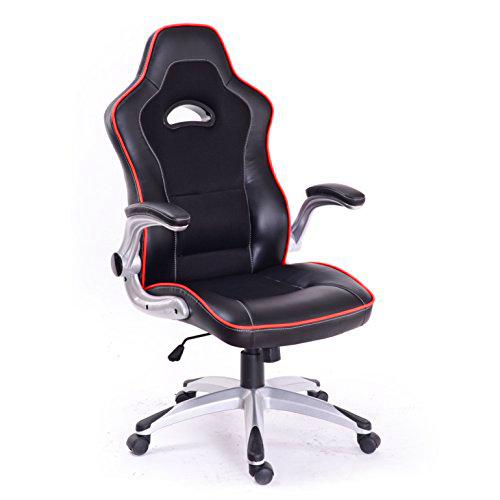 POLIRONESHOP LE MANS Silla sillón de oficina giratoria escritorio estudio para jugar