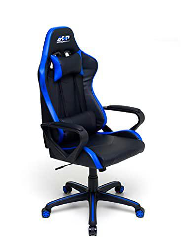 My_office Sillón Gaming, Cuero sintético, Turquesa, L