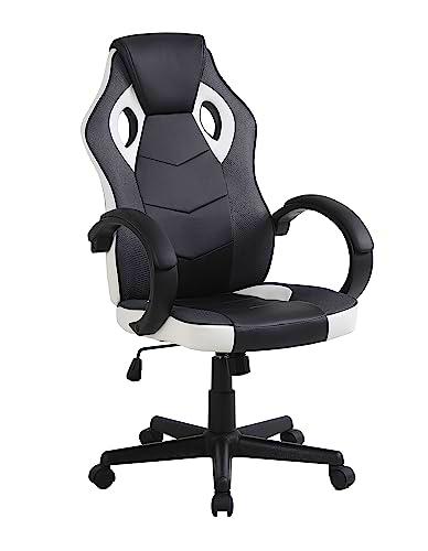 Silla De Oficina Ergonómica Escritorio Ajustables Apoyabrazos Soporte Lumbar Altura Respaldo Ajustable Inclinación Bloqueo Posición Transparente Comedor Haya Cojín Asiento Giratoria