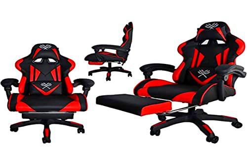 Sillas marca Iso Trade modelo Black &amp; Red Player Bucket Gaming Swivel Office Chair 8979