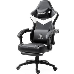 Dowinx Silla para videojuegos, color blanco