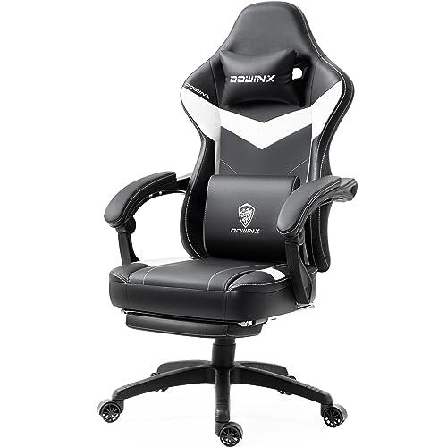Dowinx Silla para videojuegos, color blanco
