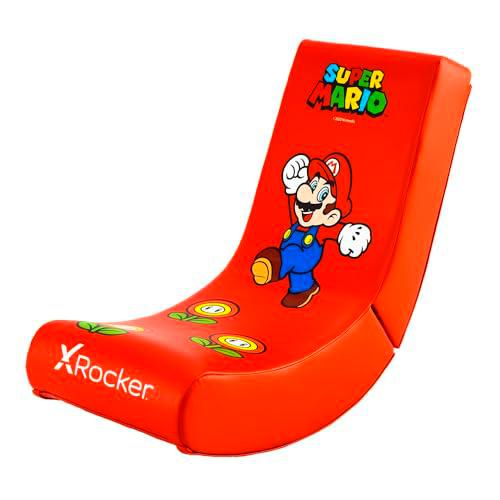X-Rocker Mario Gaming, Silla Infantil, Cuero sintético