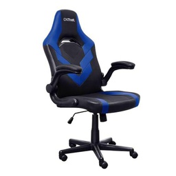 Trust GXT 703B Riye - Silla Gaming, Color Negro y Azul