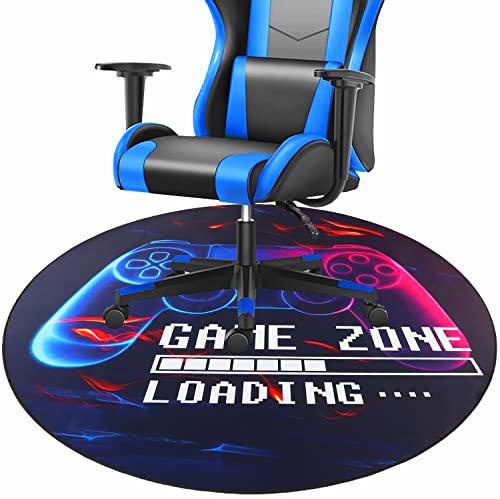 Capslpad Alfombrilla para silla de juegos para suelo de madera dura
