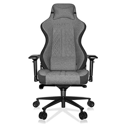 REKT ULTIM8 Plus - Silla de Oficina para Juegos XL de Gran tamaño de Tela Premium