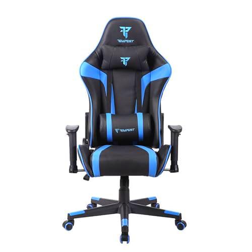 TEMPEST Conquer Silla Gaming Azul, Cerámica, Multicolor
