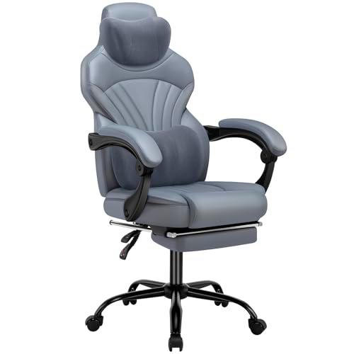 HLONONE Silla gamer, silla gamer con reposacabezas