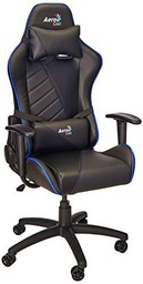 Aerocool Sillón Gaming, Negro/Azul, Talla Única