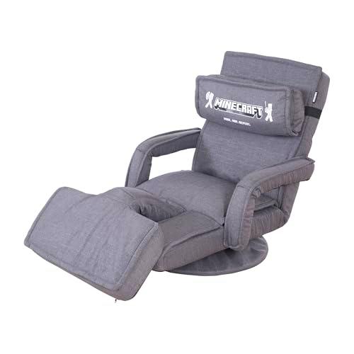 phoenix group AG Minecraft - Sillón Giratorio para Videojuegos con Respaldo Ajustable y Soporte Keynote