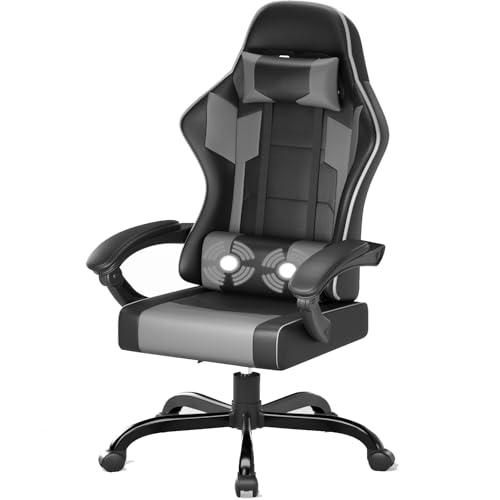 JUMMICO Silla de Oficina ergonómica con Soporte Lumbar