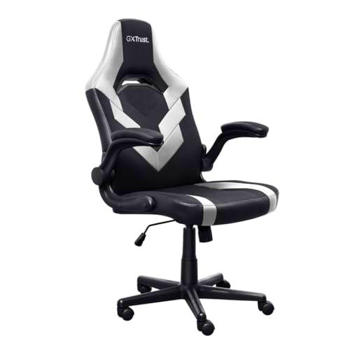 Trust GXT 703W Riye Silla Gaming, Negro/Blanco