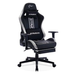 STARUZI Silla ergonómica para videojuegos con reposapiés