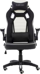 Raptor-Gaming GS-50 - Silla Gaming, Color Negro y Blanco