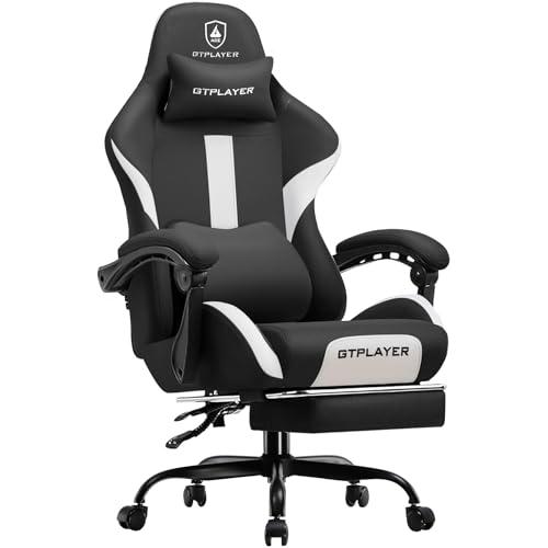 GTPLAYER Silla para Videojuegos, Silla de Oficina Transpirable