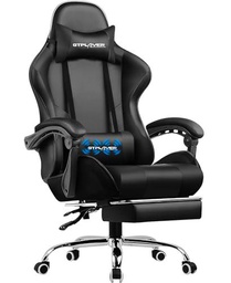 GTPLAYER Silla Gaming, Sillón Gamer con Masaje Lumbar