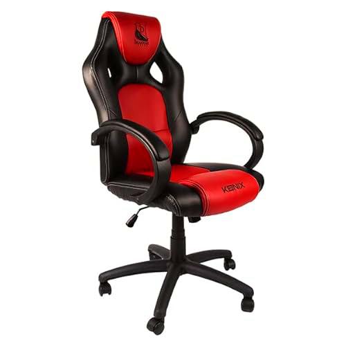 Watio Wave Silla Gaming - Silla ergonómica en Color Negro y Rojo