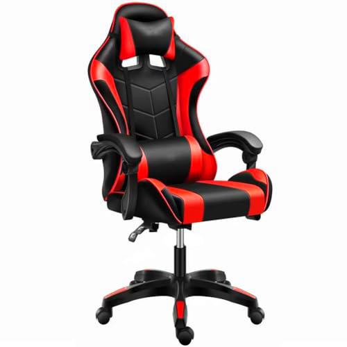 BAKAJI Silla de Gaming para Escritorio, Oficina o casa