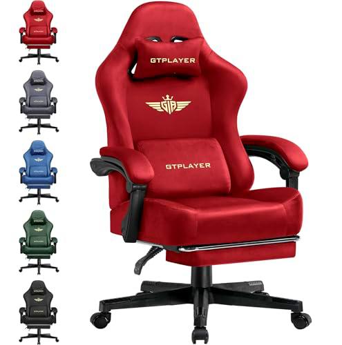 GTPLAYER Silla para Videojuegos, Transpirable, Silla de Oficina ergonómica