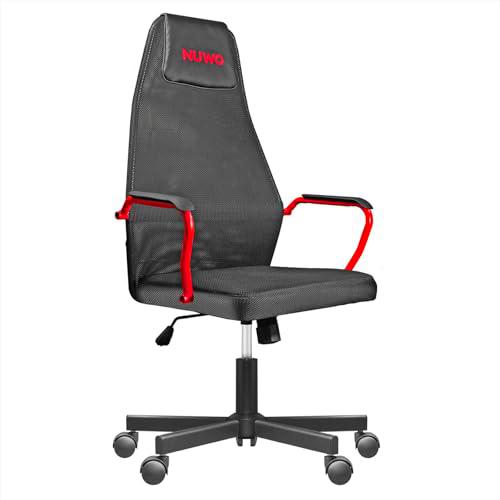 Nuwo Grid - Silla de Gaming giratoria, Ajustable en Altura