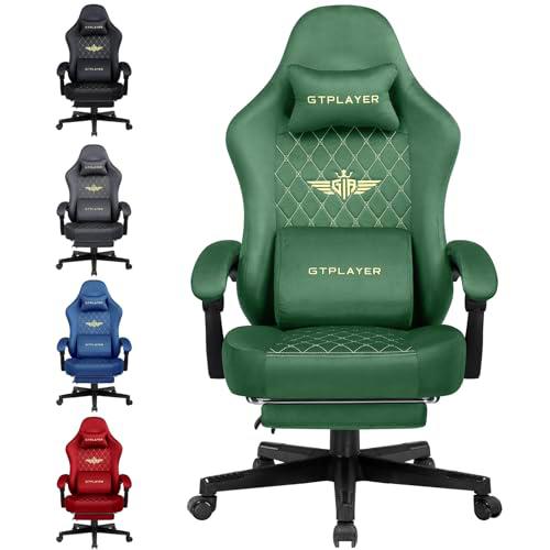 GTPLAYER Silla de Gaming de Tela, ergonómica, Silla de Oficina