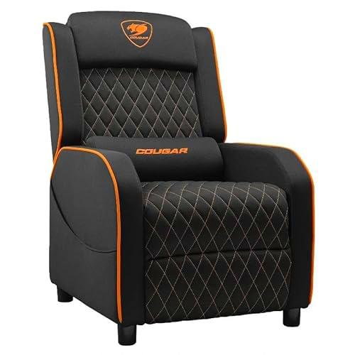 glowster Sillón Gaming Ergonómico con Reclinación, Soporte Lumbar y Cojín Ajustable