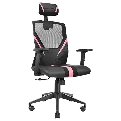 Mars Gaming MGC-Ergo, Silla Gaming Ergonómica con Malla Transpirable