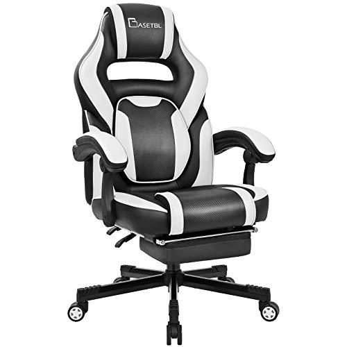 BASETBL Silla Gaming, Silla Gamer Ergonómica, Silla Game Racing para Computadora Regulable en Altura