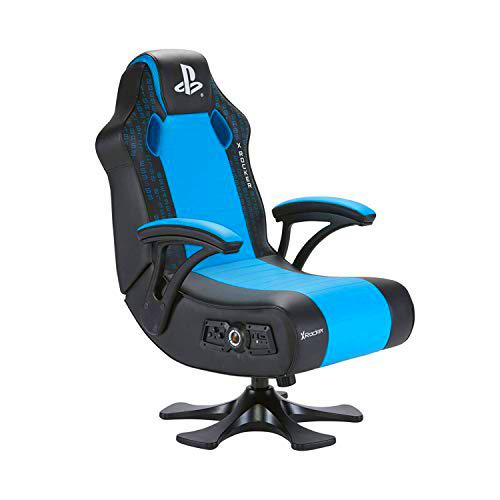 X Rocker Legend 2.1-Silla para Juegos, Color Negro y Azul, Normal